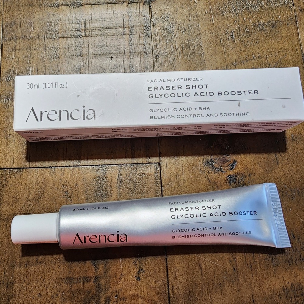 Arencia Eraser Shot Glycolic Acid Booster Facial Moisturizer 30mL 1.01 fl oz NEW